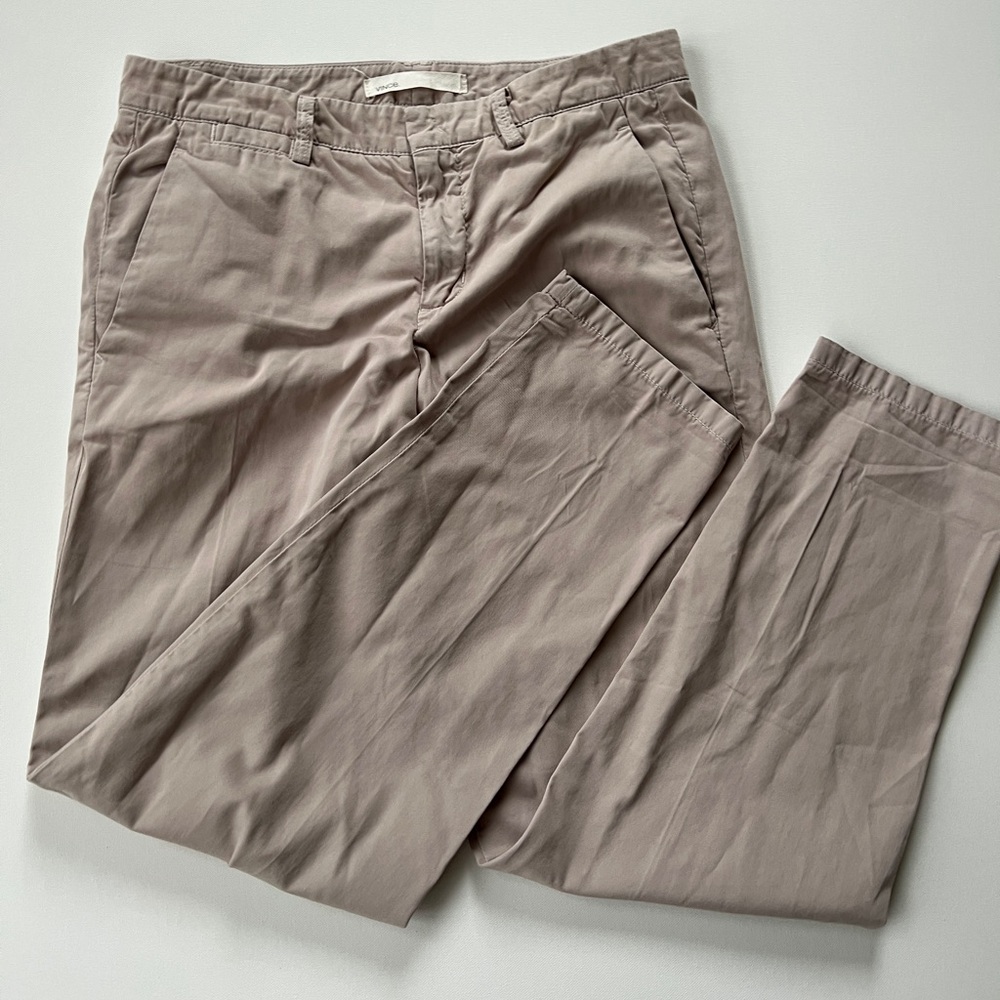 VINCE Khaki Pants 100% cotton size 26 Chino Tapered